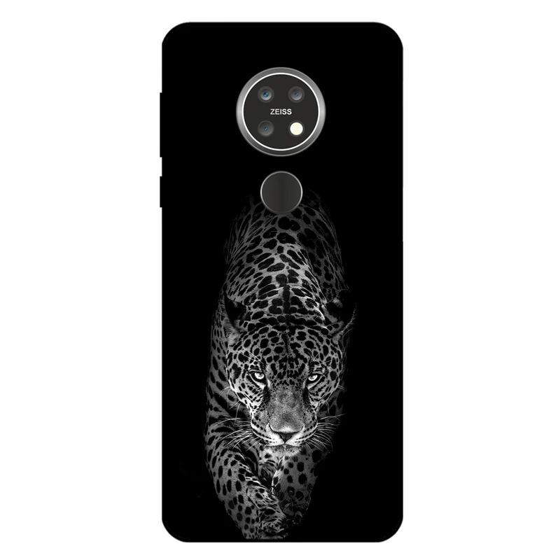 کاور مگافون طرح پلنگ مدل 1879 مناسب برای گوشی موبایل نوکیا 6.2 / 7.2 