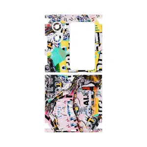 MAHOOT Collage of Teared Paper-FullSkin Cover Sticker for Oppo Find N2 Flip