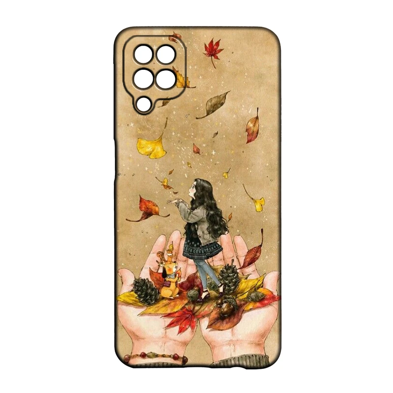 کاور طرح دخترانه کد 262 مناسب برای گوشی موبایل سامسونگ Galaxy A22 4g