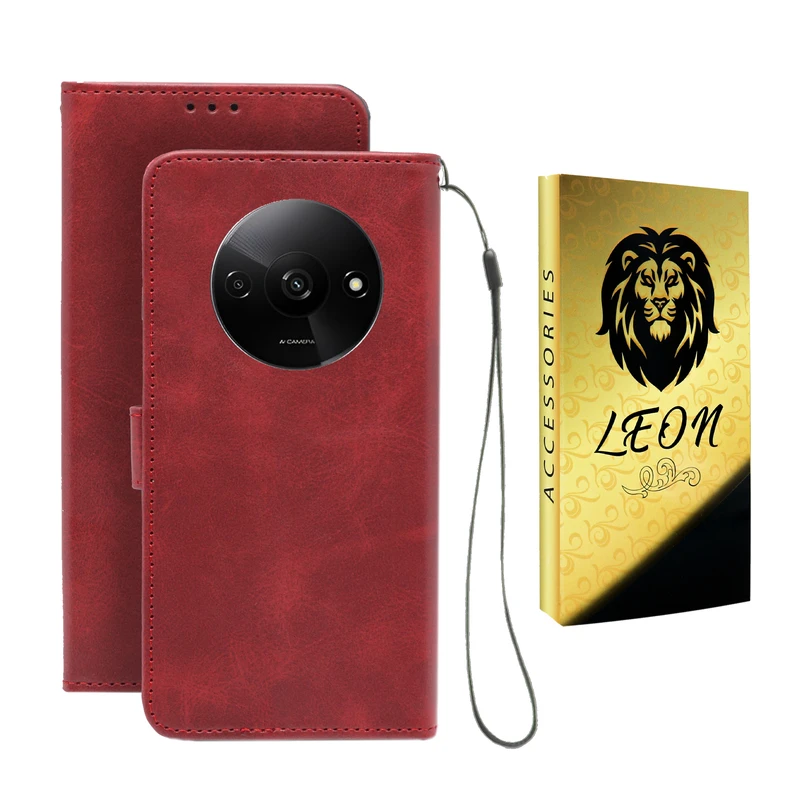 کیف کلاسوری لئون مدل Band Oro مناسب برای گوشی موبایل شیائومی Redmi A3 4G