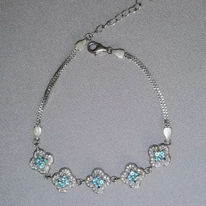 دستبند نقره زنانه مدل Gh91