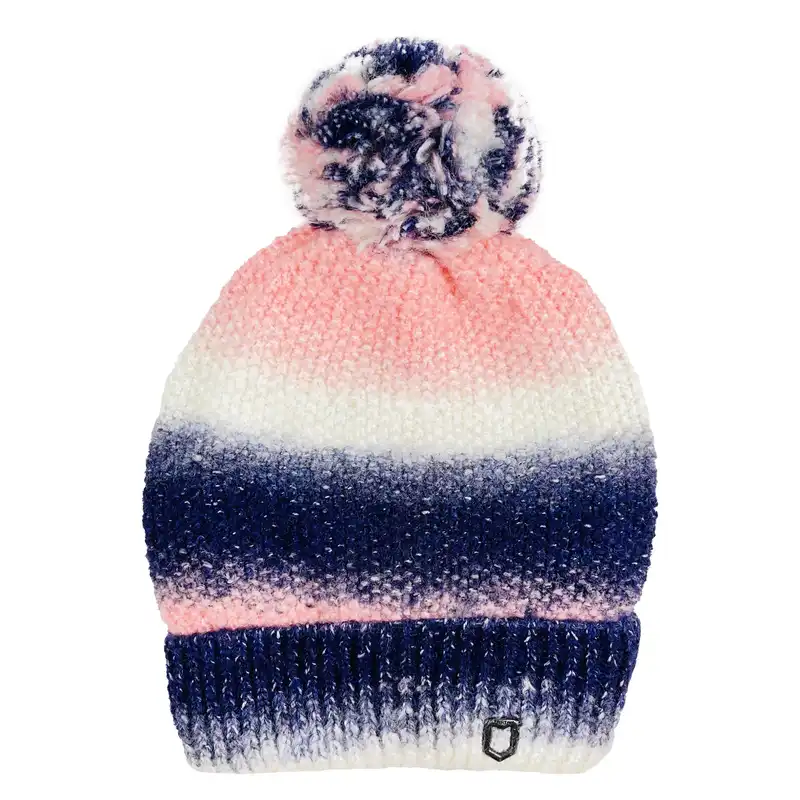 ست کلاه و شال گردن و دستکش بچگانه تارتن مدل 67009 رنگ بنفش