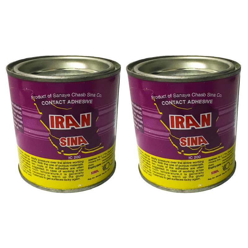 چسب همه کاره سینا مدل IC200 وزن 160 گرم بسته 2 عددی