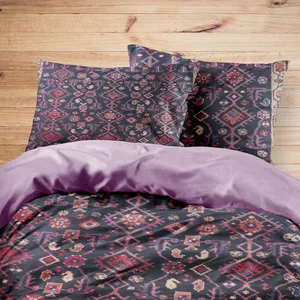 سرویس روتختی مدوپد طرح فرش اشترینان بروجرد سراسر مدل C-brojerd05 یک نفره 4 تکه