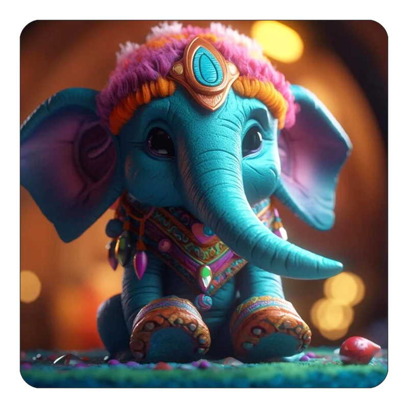 مگنت کاکتی طرح حیوانات رنگی مدل mp25572