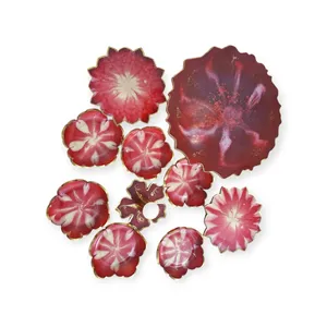 مجموعه ظروف هفت سین ۱۰ پارچه طرح نیلوفری