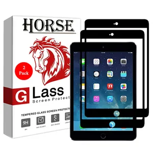 محافظ صفحه نمایش گلس 5D هورس مدل FAG مناسب برای تبلت اپل iPad mini 4 بسته دو عددی