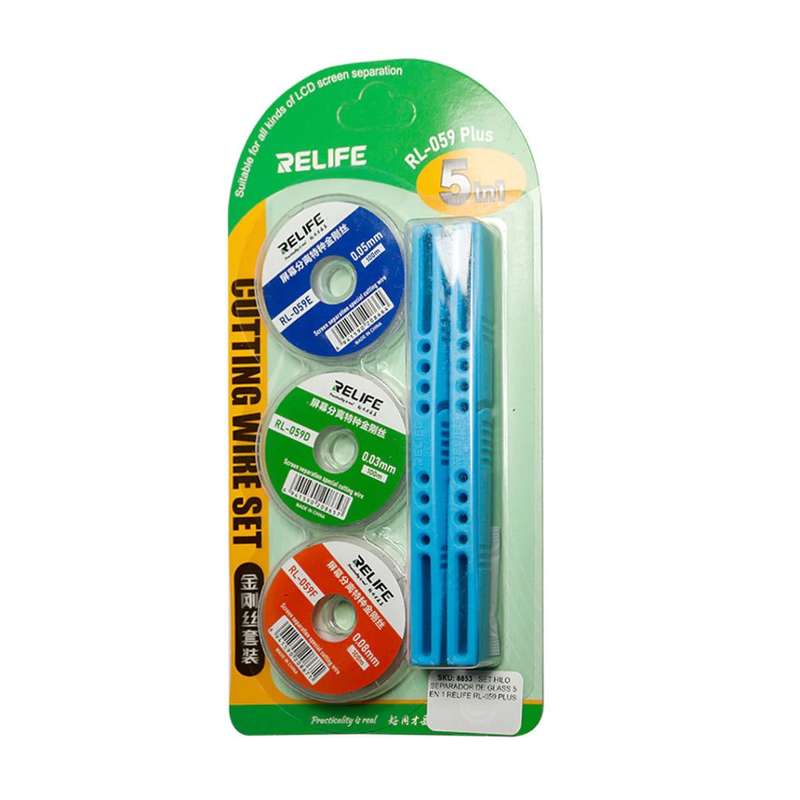 سیم گلس ریلایف مدل RL-059 PLUS بسته 3 عددی سیم گلس ریلایف مدل RL-059 PLUS بسته 3 عددی