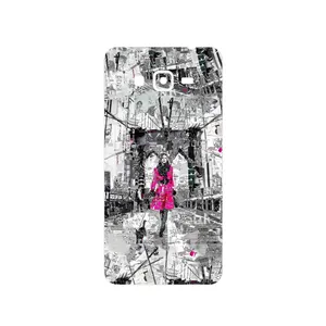 MAHOOT Collage of Catwalk Bridge Cover Sticker for Samsung Galaxy Grand Prime