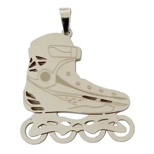 آویز گردنبند مردانه طرح كفش اسكيت
