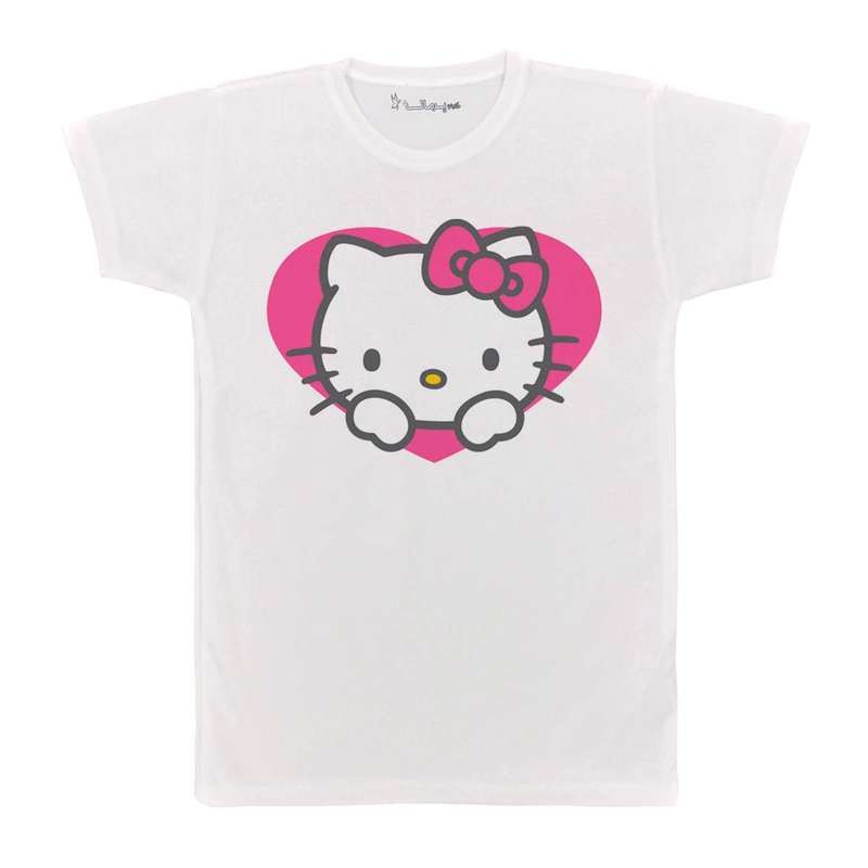 تی شرت بچگانه پرمانه طرح Kitty کد pmt.2443