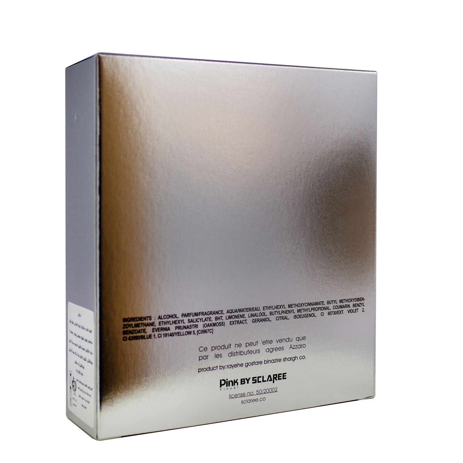 ادو پرفیوم مردانه اسکلاره مدل Chrome Azzaro حجم 100 میلی لیتر - - 3