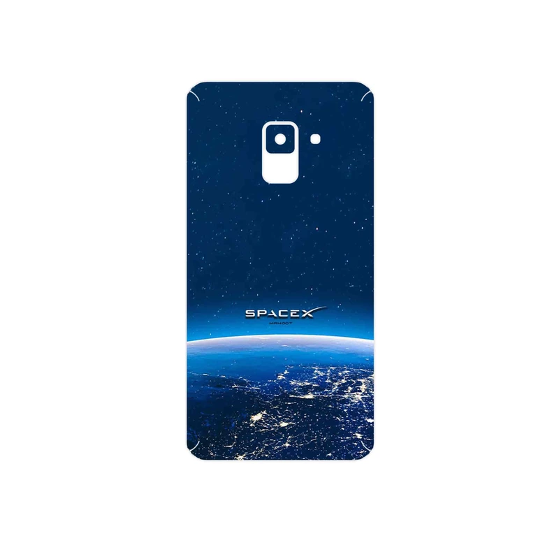 برچسب پوششی ماهوت مدل Space X مناسب برای گوشی موبایل سامسونگ Galaxy A8 2018