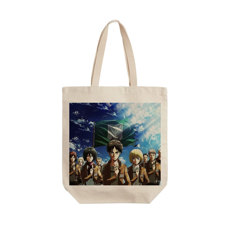 ساک خرید ترمه طراحان ایده مدل Attack on Titan کد strm0374 - L