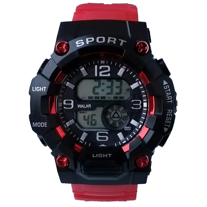 ساعت مچی دیجیتال والار مدل SPORT ضدآب تاریخ شمار چراغ کد 20.22