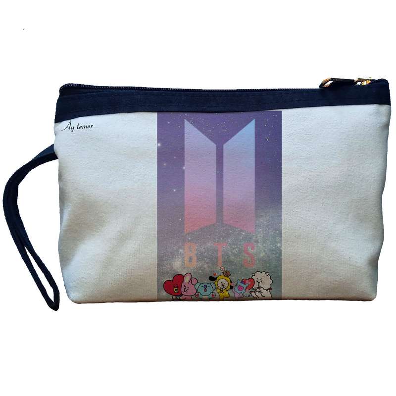 کیف لوازم آرایش زنانه آی تمر مدل بی تی اس کد 237