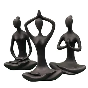 مجسمه مدل یوگا بسته سه عددی