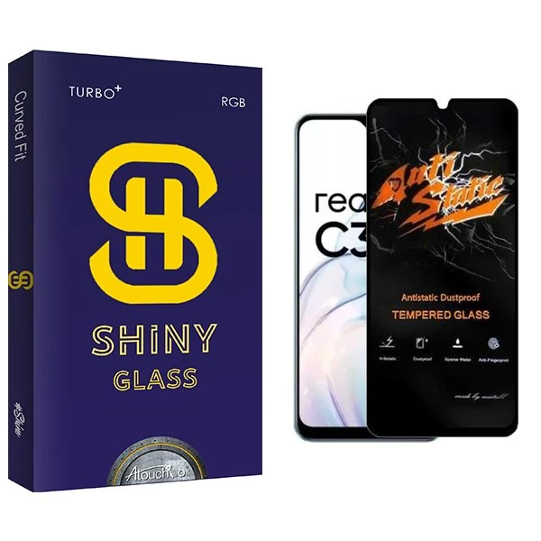 محافظ صفحه نمایش آتوچبو مدل Shiny Antistatic مناسب برای گوشی موبایل ریلمی C30s