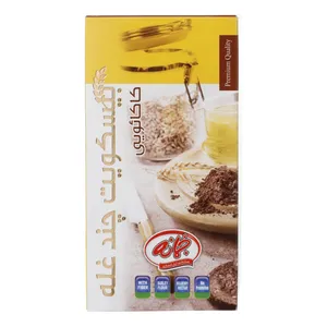 بیسکویت چند غله کاکائویی جمانه - 190 گرم