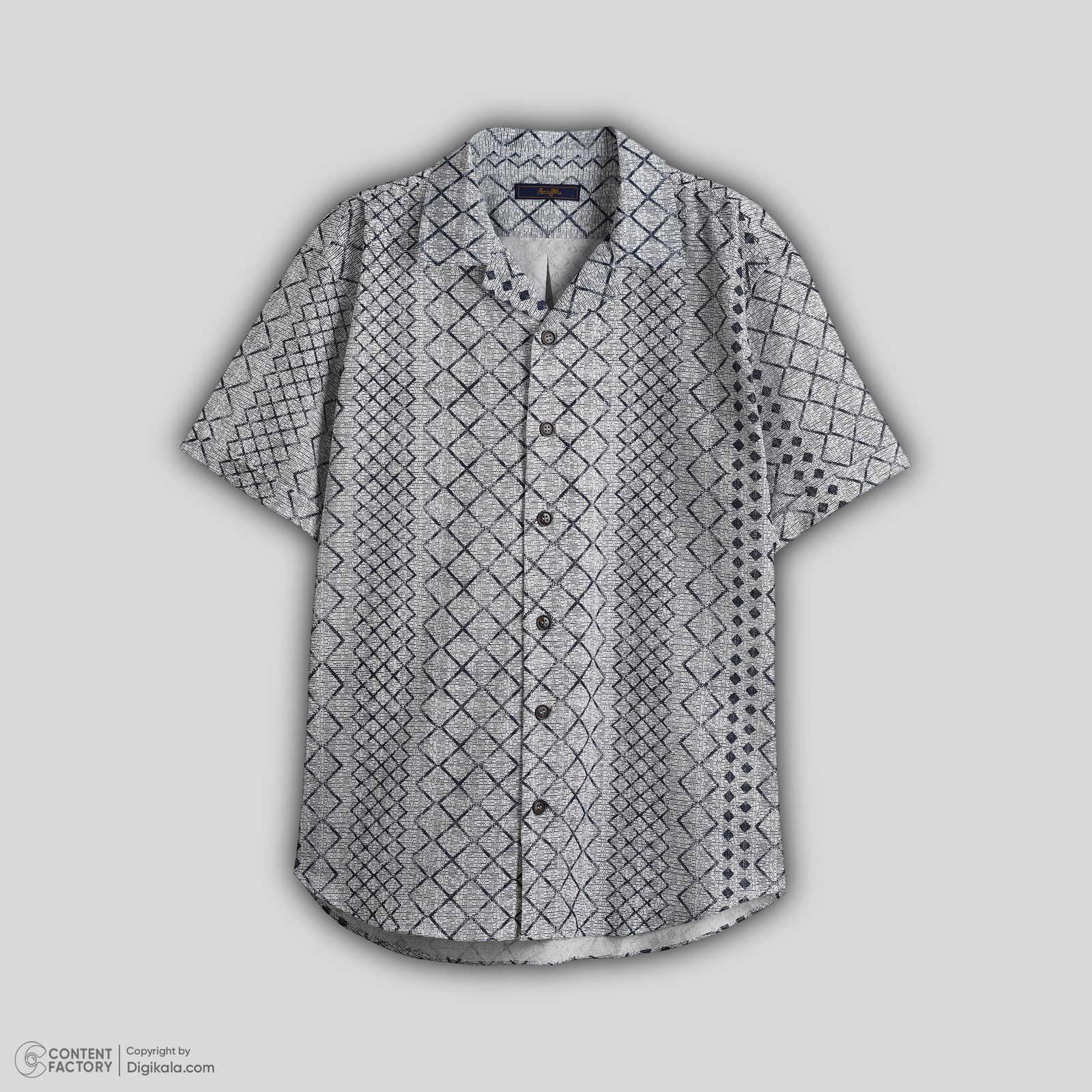 پیراهن آستین کوتاه یقه برگردان مردانه فریولی مدل 111200802 -  - 3