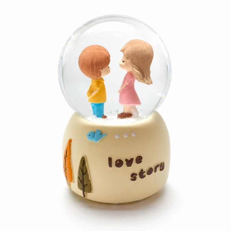 گوی موزیکال واتان مدل LOVE STORY کد 01