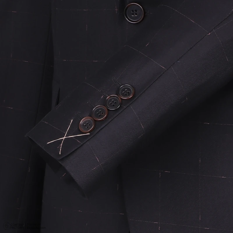 عکس شماره 6 : کت و شلوار مردانه آریوان مدل چهارخانه محو s44