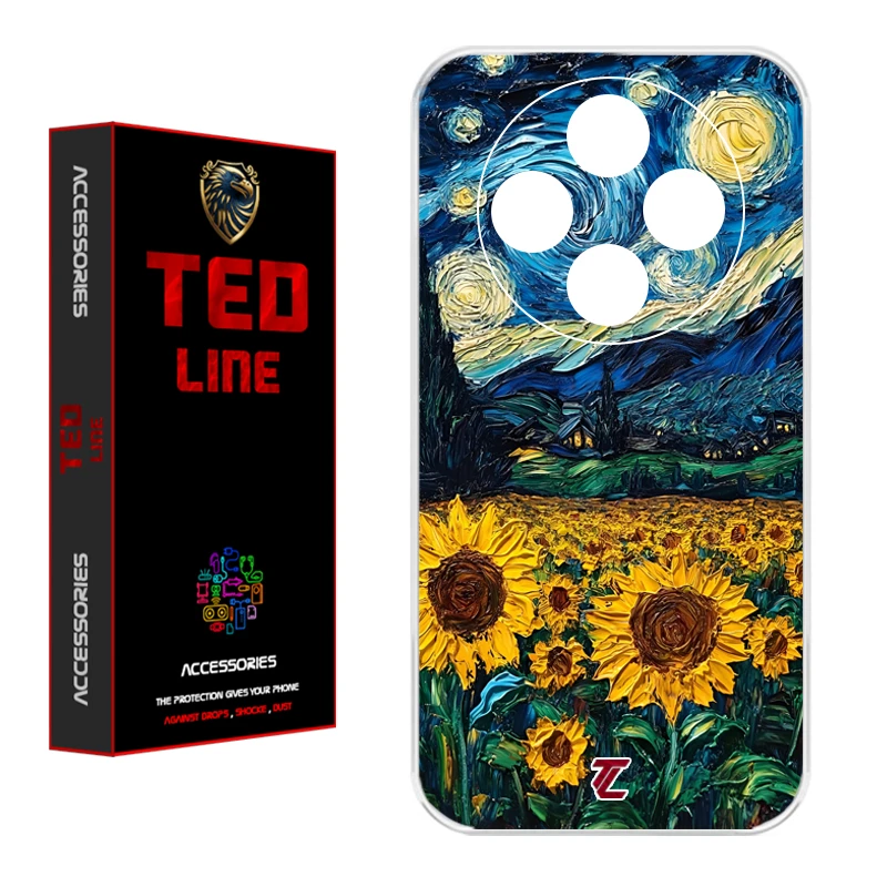کاور تدلاین طرح شب پر ستاره کد 1149 مناسب برای گوشی موبایل شیائومی Redmi 14C / Poco C75