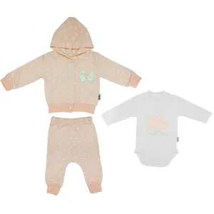 ست 3 تکه لباس نوزادی مدل 6355