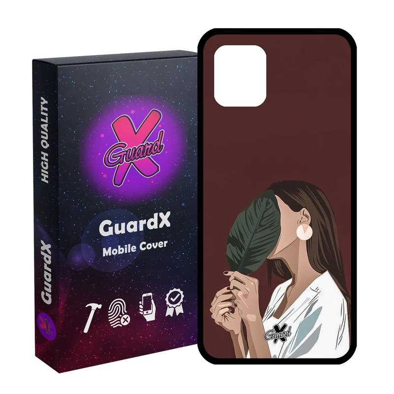 کاور گارد ایکس طرح دختر مدل Glass10476 مناسب برای گوشی موبایل سامسونگ Galaxy Note 10 Lite / A81