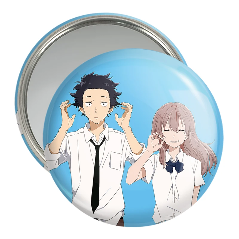 آینه جیبی خندالو مدل شوکو نیشیمیا و شویا ایشیدا انیمه سایلنت ویس A Silent Voice  کد 15790