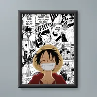 تابلو مدل انیمه لوفی وان پیس Luffy one piece anime 16