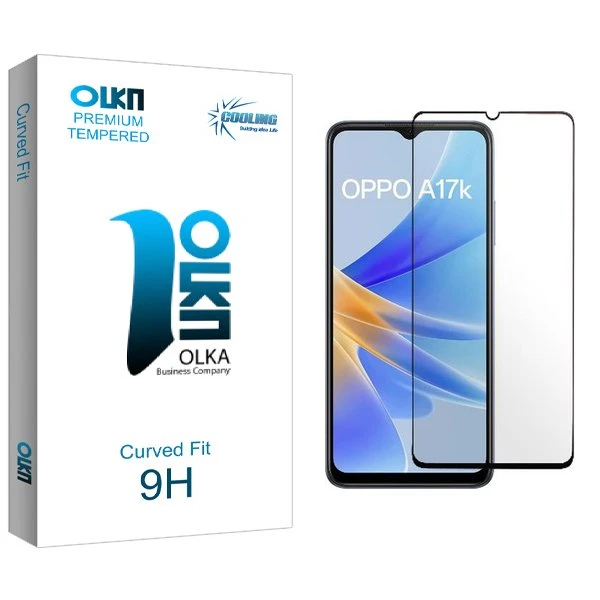 محافظ صفحه نمایش شیشه ای کولینگ مدل Olka مناسب برای گوشی موبایل اوپو A17k