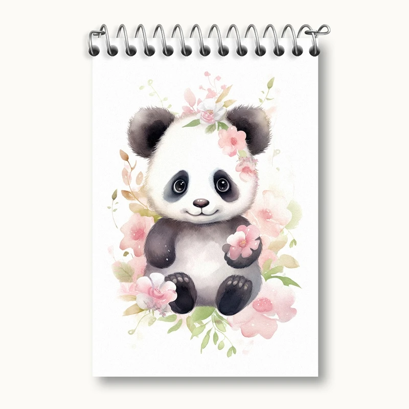 دفتر یادداشت 50 برگ خندالو مدل پاندا کیوت کد F2729