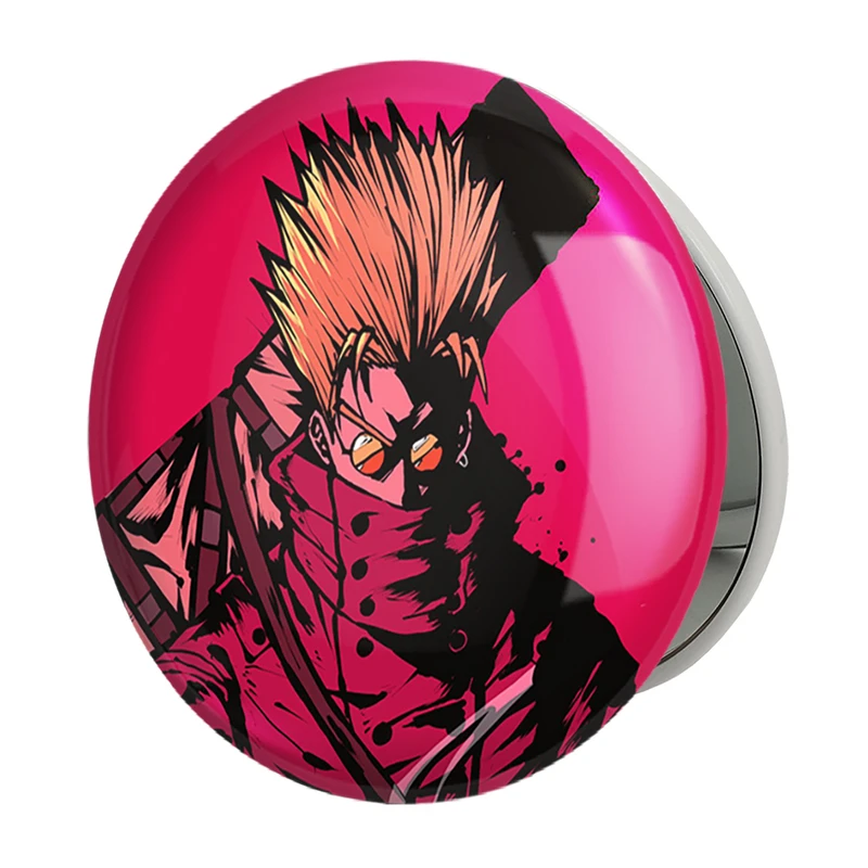 آینه جیبی خندالو طرح وش انیمه تریگان (Trigun) مدل تاشو کد 36261