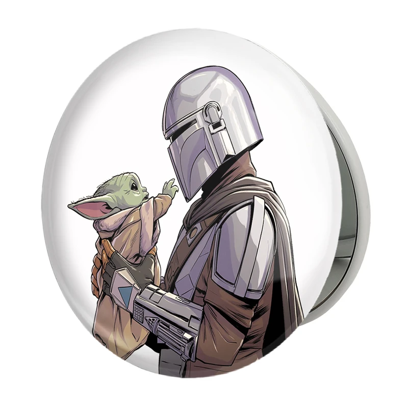 آینه جیبی خندالو طرح جنگ ستارگان Star Wars مدل تاشو کد 10285 
