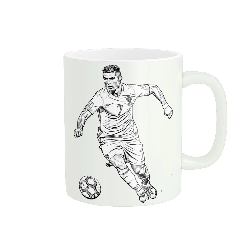 ماگ پاد آفرین طرح رونالدو کد 4423