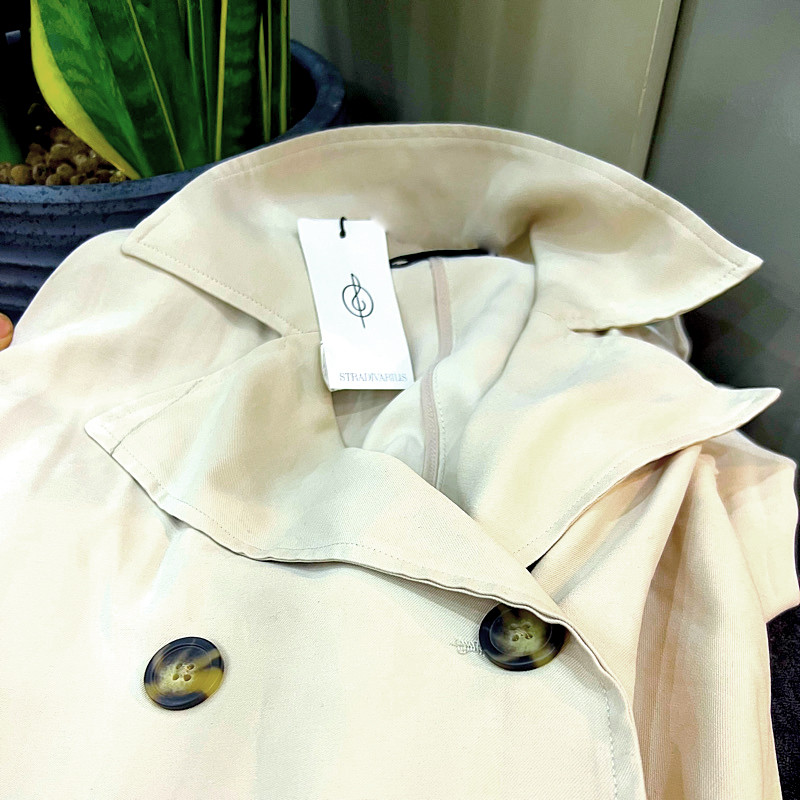 بارانی زنانه استرادیواریوس مدل 2024 Trench