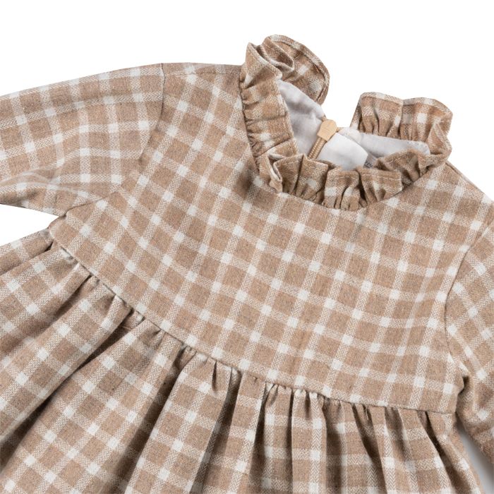 پیراهن دخترانه فیورلا مدل چیندار 24517 - - 4