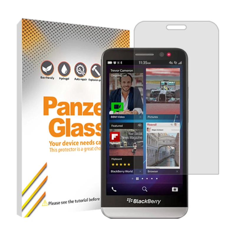  محافظ صفحه نمایش شفاف پنزر گلس مدل Resistant مناسب برای گوشی موبایل بلک بری Z30