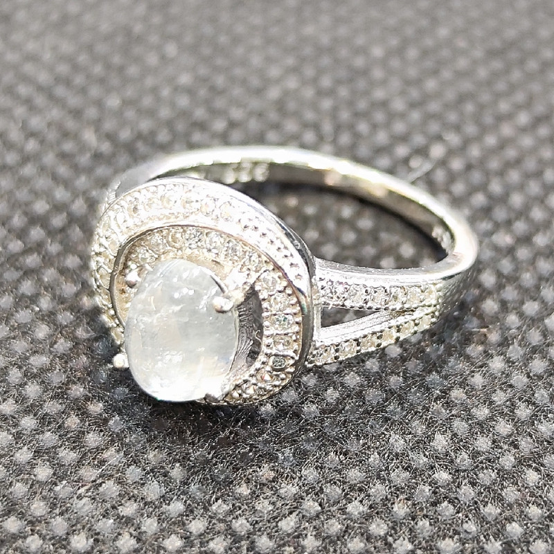 انگشتر نقره زنانه مدل سنگ در نجف کد 391