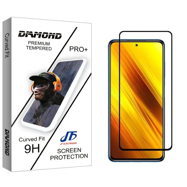 محافظ صفحه نمایش جی اف مدل Diamond مناسب برای گوشی موبایل شیائومی Poco X3 NFC
