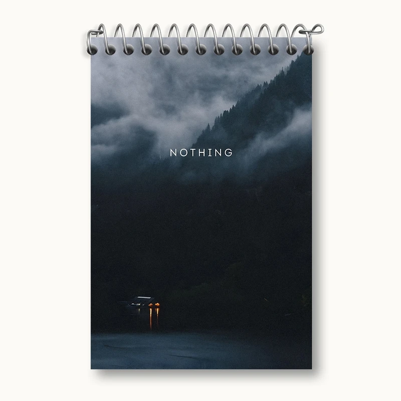 دفتر یادداشت 50 برگ خندالو مدل Nothing کد F1359