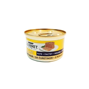کنسرو غذای گربه گورمت مدل پته گوشت بوقلمون GOLD-PURINA  وزن 85 گرم