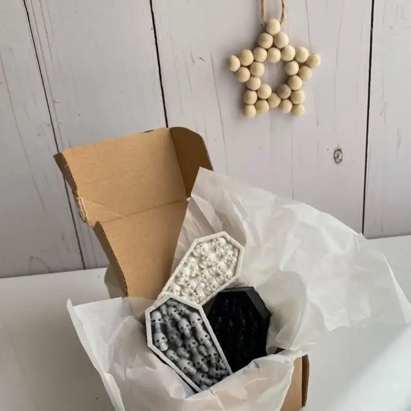 قالب شمع مدل تابوت اسکلت