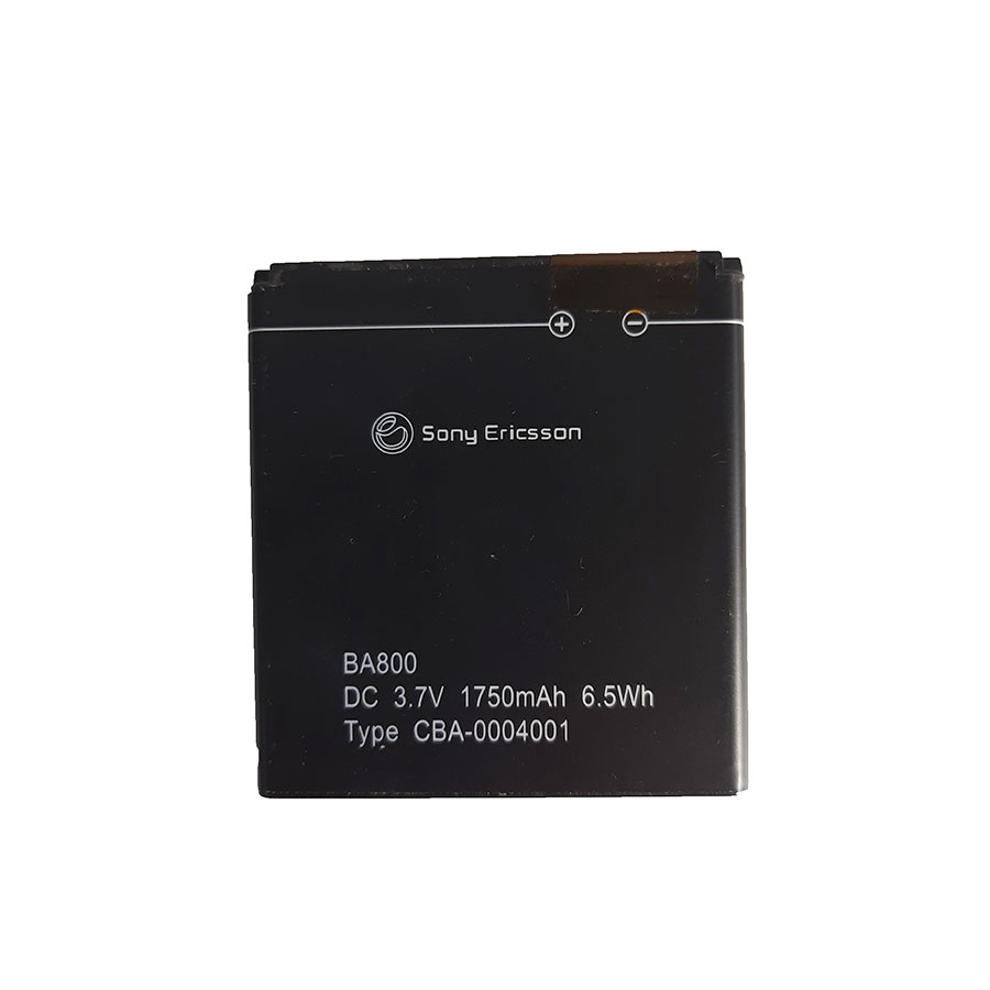 باتری موبایل مدل BA800 ظرفیت 1750 میلی آمپر ساعت مناسب برای گوشی موبایل سونی اریکسون ba800