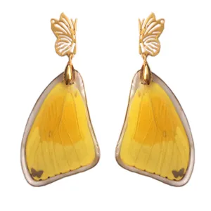 گوشواره نقره زنانه طرح پروانه کد 1003