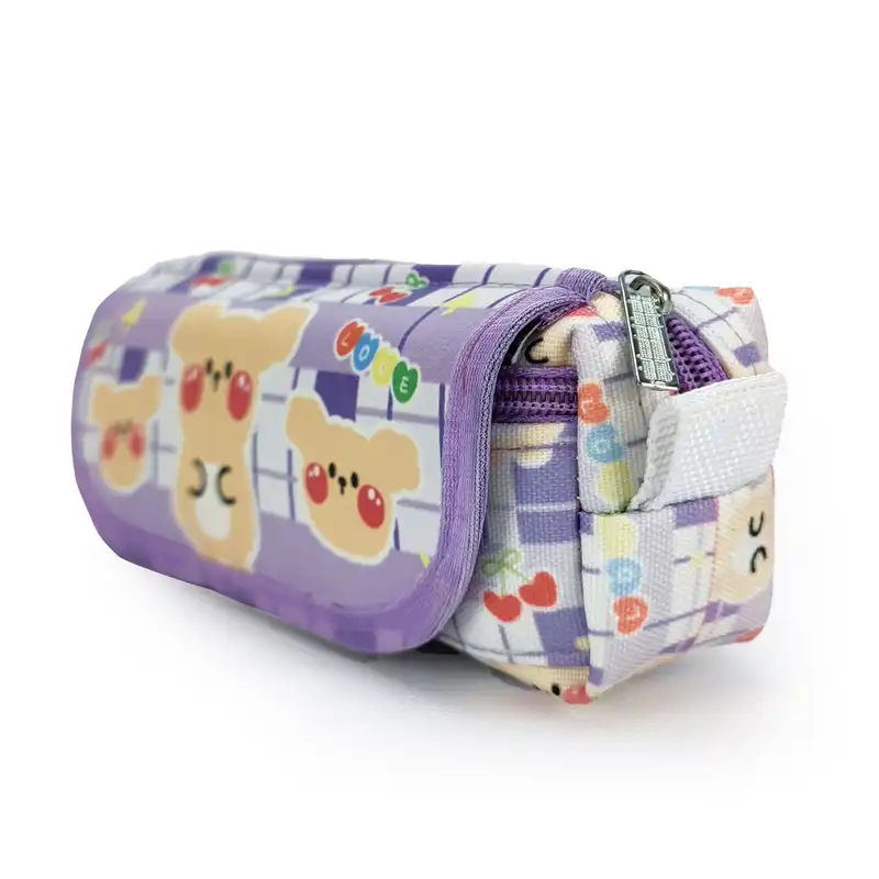 جامدادی مدل  برزنتی سه زیپ طرح سه خرگوش