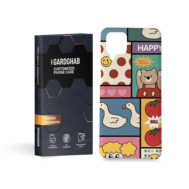 کاور گارد قاب مدل دخترانه مناسب برای گوشی موبایل سامسونگ Galaxy A12