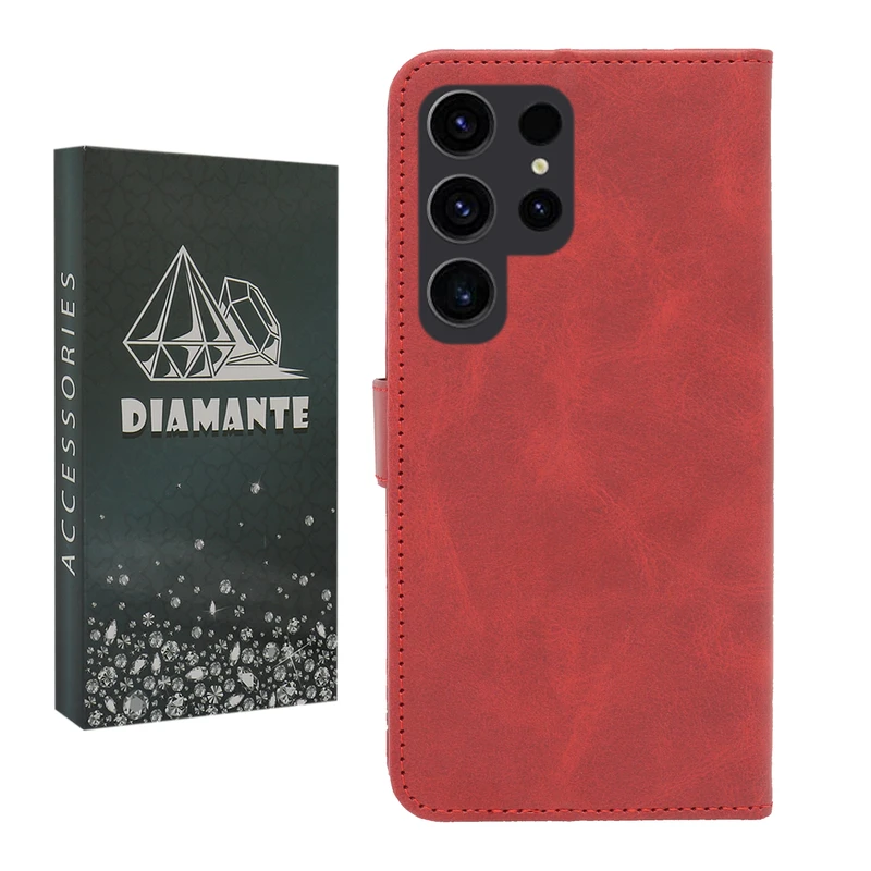 کیف کلاسوری دیامانته مدل Bersa Bk مناسب برای گوشی موبایل سامسونگ Galaxy S23 Ultra