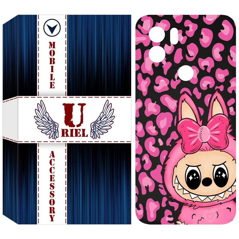 کاور یوریل مدل KSH کد 107 طرح عروسک لبوبو مناسب برای گوشی موبایل شیائومی Redmi A1 Plus / A2 Plus / Poco C50